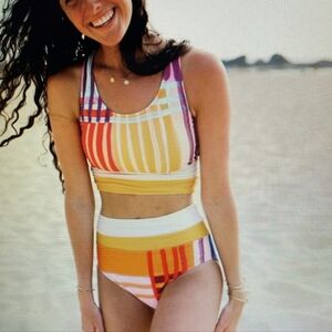 Nani Swimwear Havana Cut Back Crop Medium